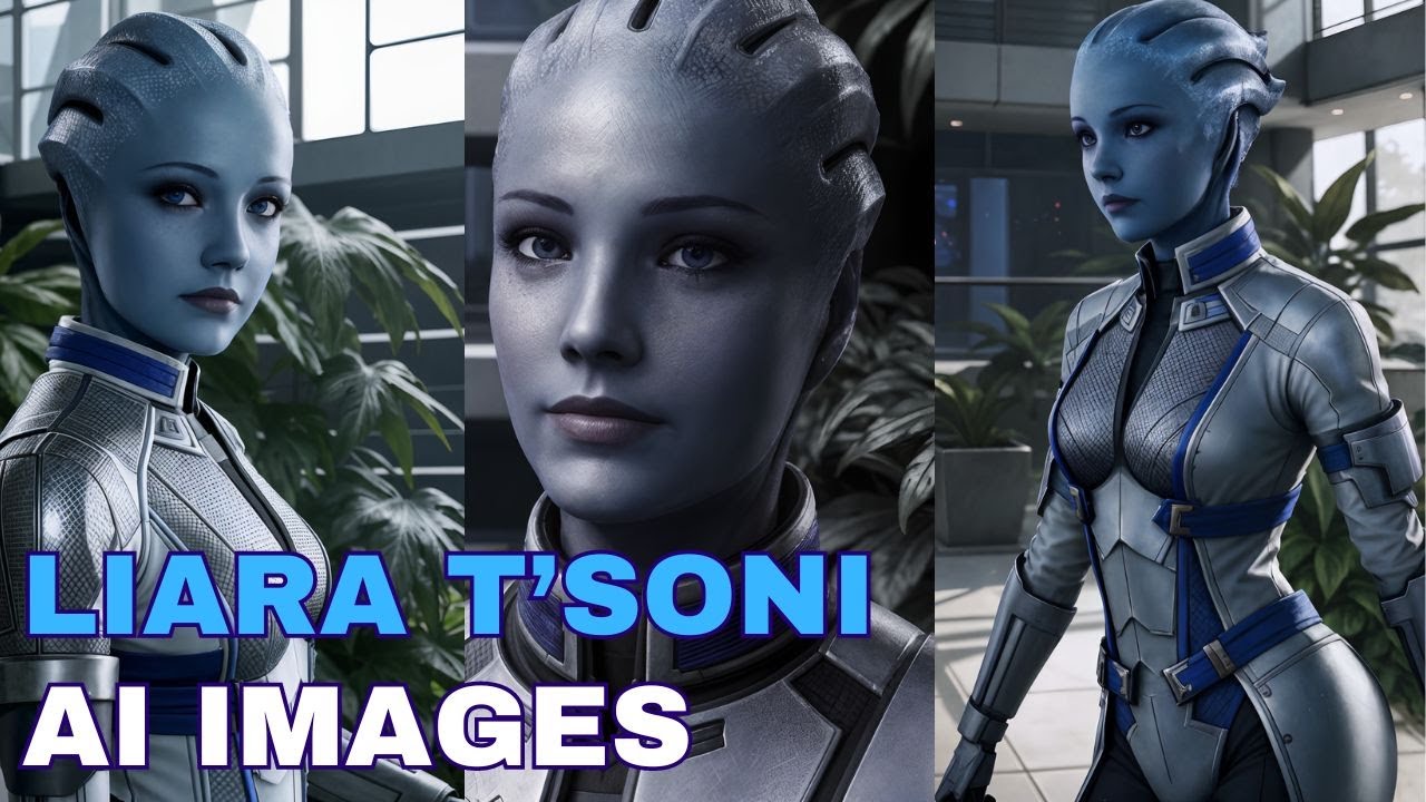 Liara T’Soni AI Art Generation